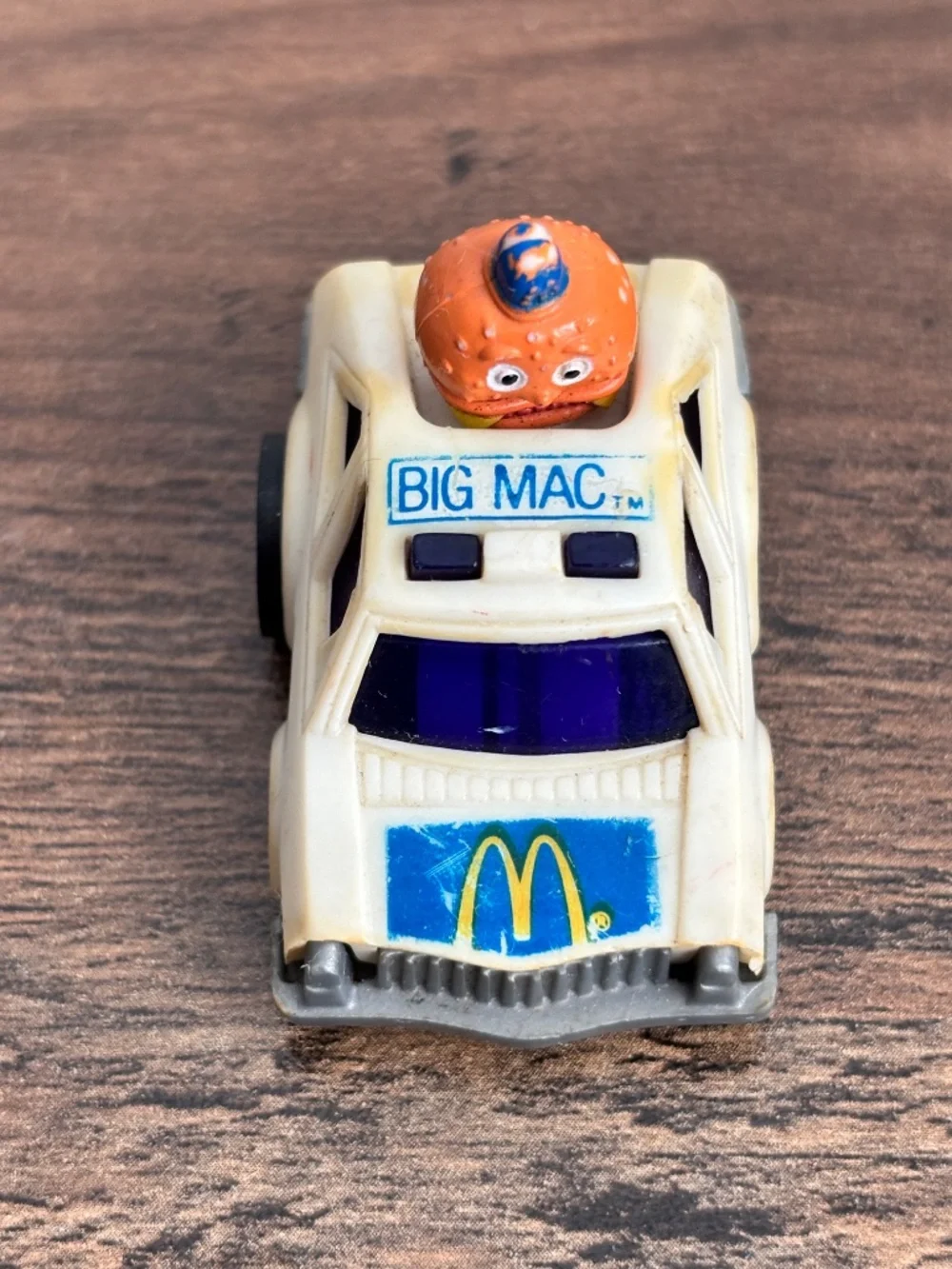 VINTAGE McDonalds Happy Meal Toy Officer Big Mac ERTL Fast Macs Pull Back 1984